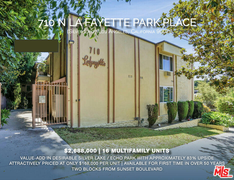 710 N LA FAYETTE PARK PL, LOS ANGELES, CA 90026, photo 1 of 15